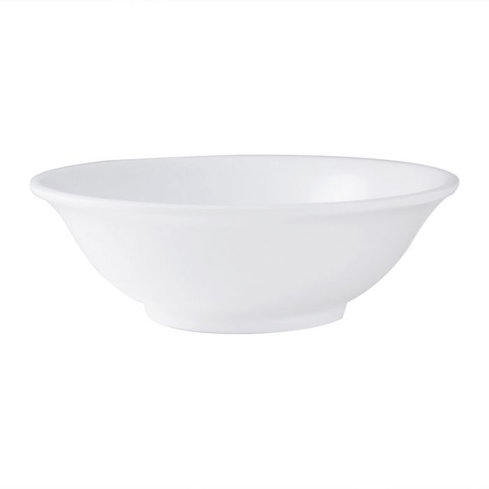 Thunder Group NS5095W, 96 OZ, 11" RIMLESS BOWL, NUSTONE WHITE, Melamine, NSF, Case Pack of 12