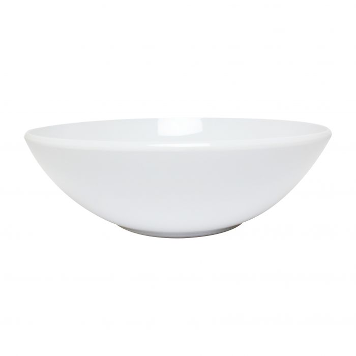 Thunder Group PS3110W, 96 OZ, 11" BOWL, 3 1/2" DEEP, PASSION WHITE, Melamine, NSF, Case Pack of 4