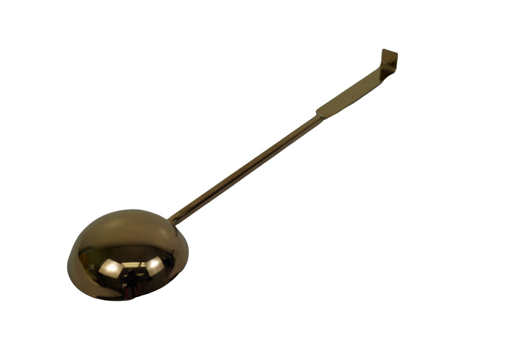 deep serving ladle in rose gold finish