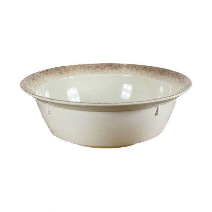 Thunder Group SD6015J, 192 OZ/6 QT BOWL, 15"X5" DEEP, (288OZ/9QT RIM-FULL), JAZZ, Melamine, NSF