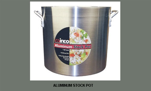 CAC A2SP-6-120H, 120 Quart Heavy Duty Aluminum Stock Pot w/ 4 Handles
