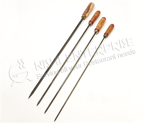 Kabab Skewers Without Handle Chrome - CHN