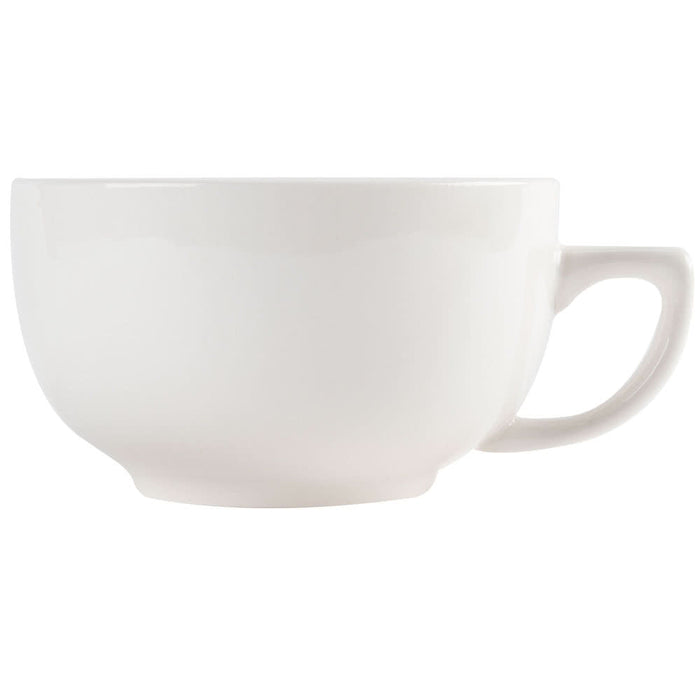 Yanco RE-56 Recovery Cappuccino Cup, 14 oz Capacity, 4.5″ Diameter, 2.5″ Height, China, American White Color, Pack of 36