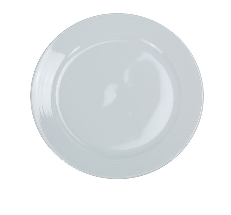 Yanco PA-109 Paris 9" Round Plate, China, Super White, Pack of 24