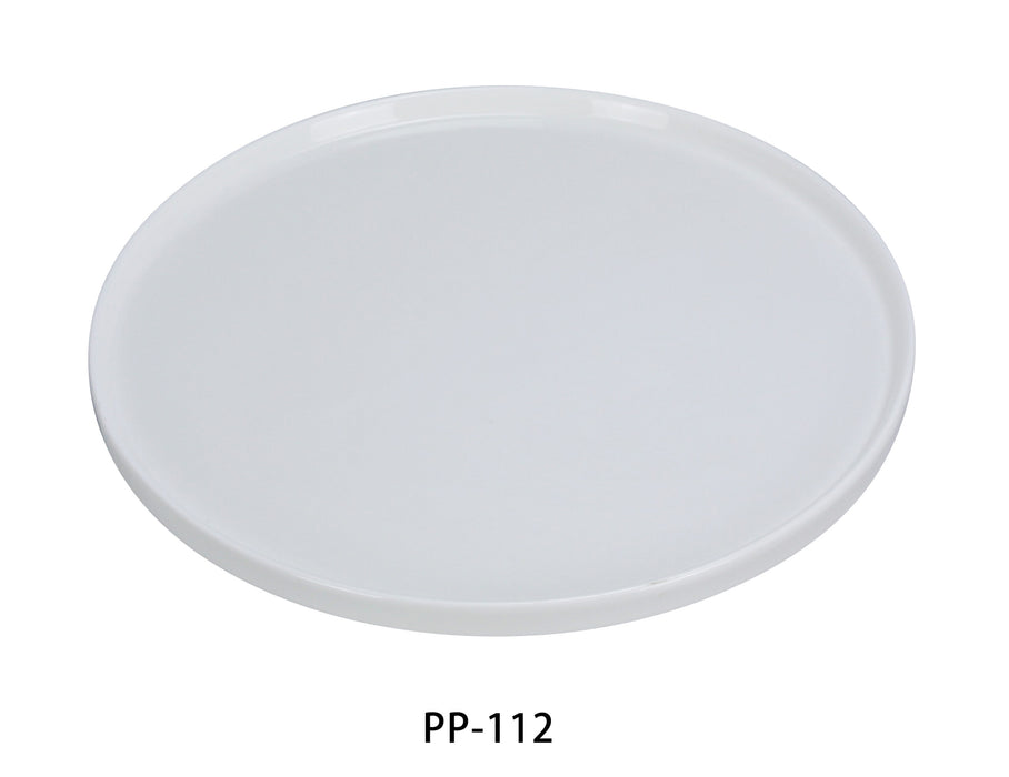 Yanco PP-112 Pizza Plate Coupe, 12″ Diameter, China, Super White, Pack of 12