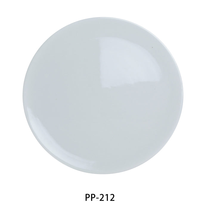 Yanco PP-212 Pizza Plate, Flat, 12″ Diameter, China, Super White, Pack of 12