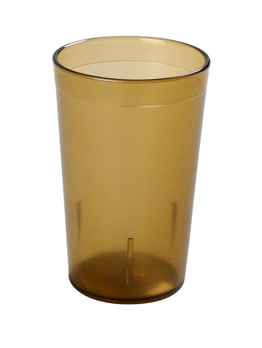 Yanco PT-012A Tumbler, 12 oz Capacity, 4.75″ Height, 2.75″ Diameter, Plastic, Amber Color, Pack of 72