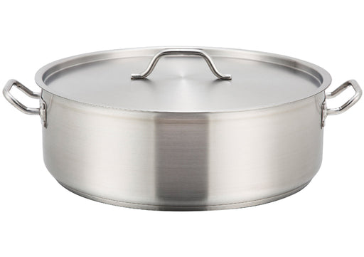 Stainless Steel Sauce Pots (Patila) # 36 - 85 Quarts, 5mm Thick Bottom