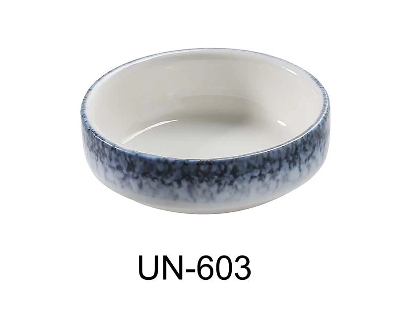 Yanco UN-603 Universe 2 1/2″ X 3/4″ SAUCE DISH 1 OZ Chinaware, Pack of 48