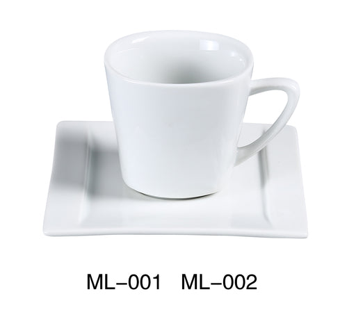 Yanco ML-001 Mainland 7 oz Coffee/Tea Cup, 