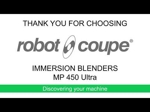 Robot Coupe MP350 Commercial Power Mixer / Immersion Blender - hand held,  14 s/s shaft, automatic single speed, 50 liter capacity, 1HP / 120V